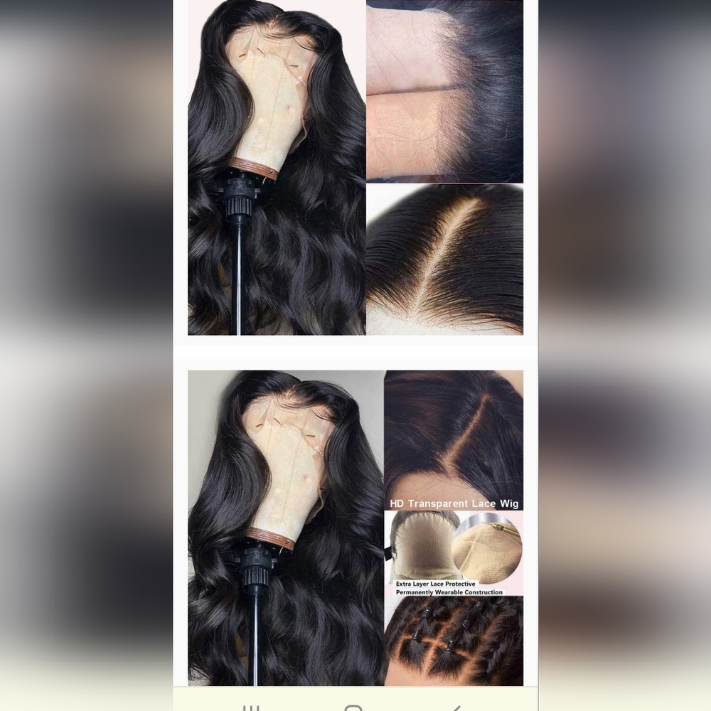 100% human hair wig 18 inch fake wig scalp